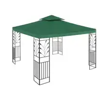 Садовый павильон - 3 x 3 м - 180 г/м² - темно-зеленый