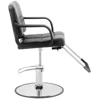 Парикмахерское кресло - подставка для ног - 50 - 64 см - 170 кг - черный