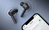 Бездротові сенсорні водостійкі IPX7 чорні навушники Bluetooth Soundpeats Mac з автономністю до 60 годин, фото 7