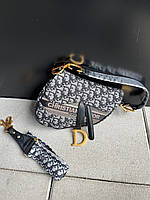 Saddle Black/Beige Logo II хорошее качество женские сумочки и клатчи хорошее качество