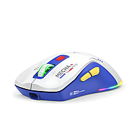 Мышь ACER OMR212 MECHA игровая комбинированная - USB, Bluetooth, USB 2.4ГГц, RGB, 8000 DPI, бело-синий