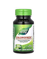 Хлорофилл концентрированный в капсулах, Chlorofresh Chlorophyll concentrate, Nature`s way, 90 шт