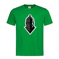 Зеленая мужская/унисекс футболка Fortnite Блек Найт (21-11-13-зелений)