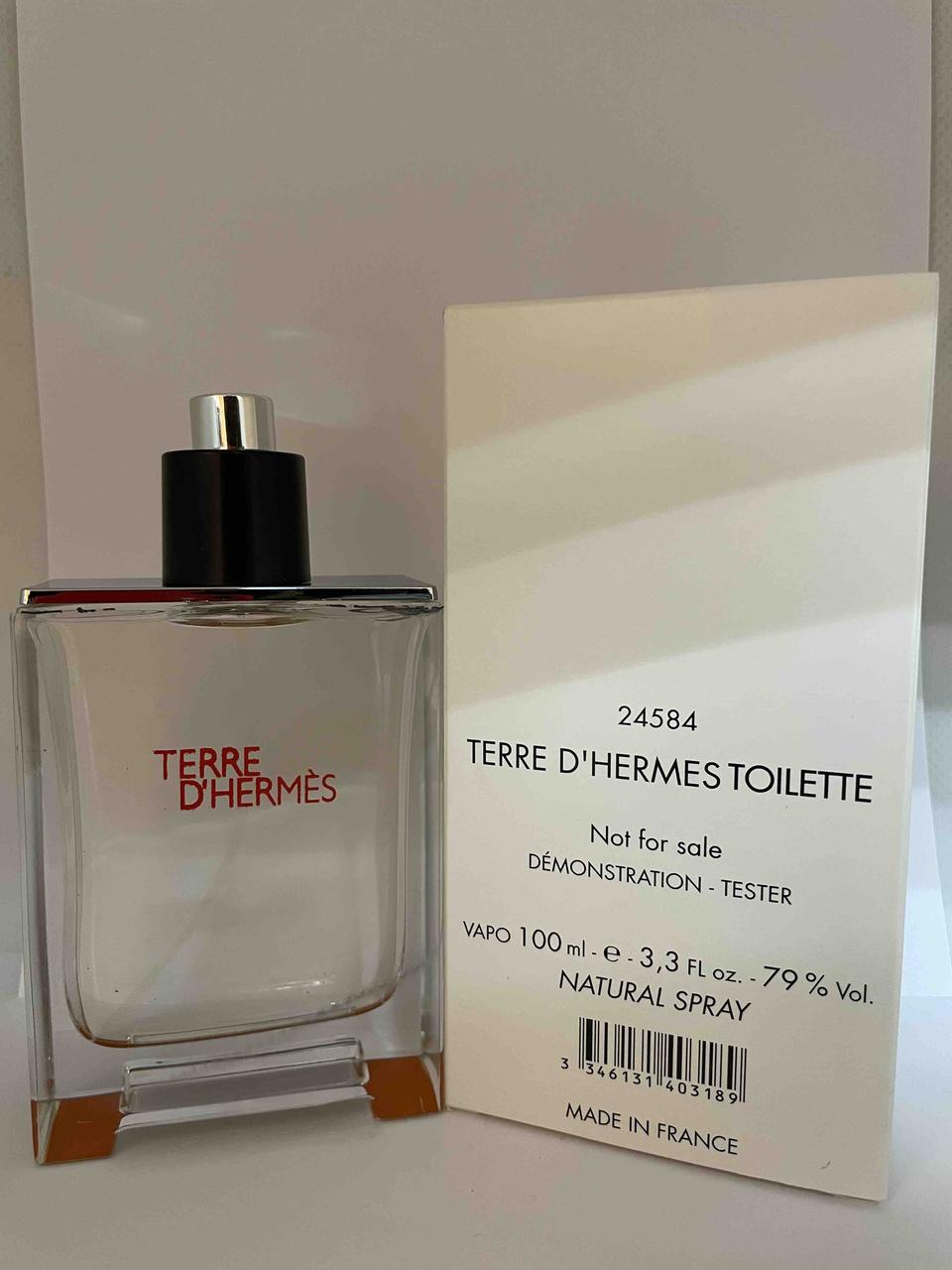 Тестер туалетна вода чоловіча Hermes Terre D ' Hermes (Гермес Тэрэ Гермес) 100 мл
