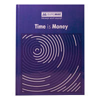 Канцелярская книга Buromax А4 TIME IS MONEY, 96 листов, клетка, синяя (BM.2400-102) - Топ Продаж!