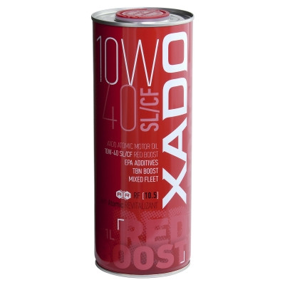 Моторна олива XADO Atomic Oil 10W-40 SL/CF RED BOOST напівсинтетична 1л