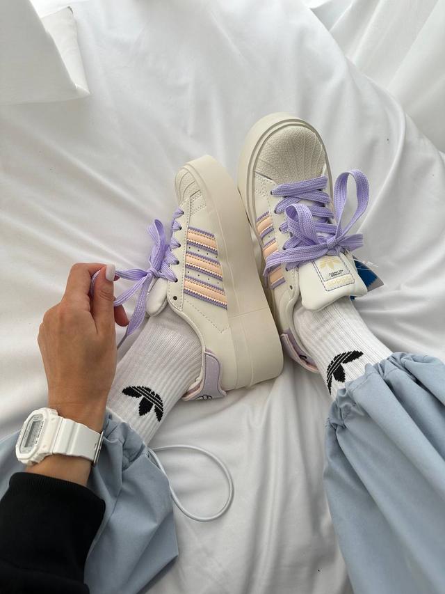 Adidas Superstar Bonega Purple Macaroon 