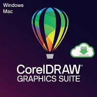 ПЗ для мультимедіа Corel CorelDRAW Graphics Suite 2024 EN/FR/DE/IT/ES/BP/NL Windows/Mac (ESDCDGS2024ML) PZZ