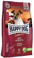 Happy Dog Mini Africa корм для собак мелких пород (при пищевой аллергии), 4 кг