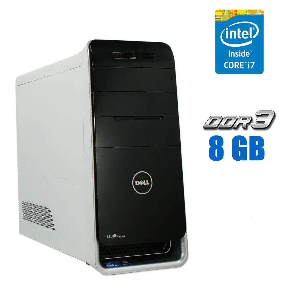 Комп'ютер Dell XPS 8500 Tower/Intel Core i7-3770 3.4GHz/8 GB DDR3/SSD 240 GB