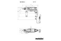 Дриль ударний Metabo SBE 800-2, фото 4