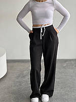 Женские стильный штаны в стиле ZARA ткань: костюмка Мод #579