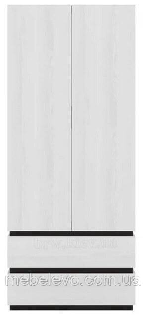 Шафа Лаер SZF2D2S  2150х900х640мм ясен сніговий + венге магія Гербор