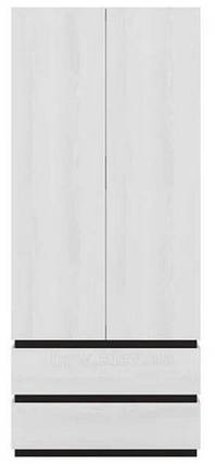 Шафа Лаер SZF2D2S 2150х900х640мм ясен сніговий + венге магія Гербор, фото 1