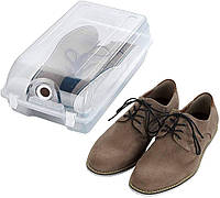 Коробка для обуви Wenko L, полипропилен, 21x13x36 см, прозрачная