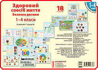 КНП Здоровий спосіб життя. Безпека дитини 1-4 класи: ПЛАКАТИ /НУШ (Укр) Наочність нового покоління