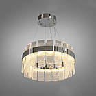 Світлодіодна кришталева люстра в стилі Арт-Деко колір каркасу хром D-928/400CH, фото 2