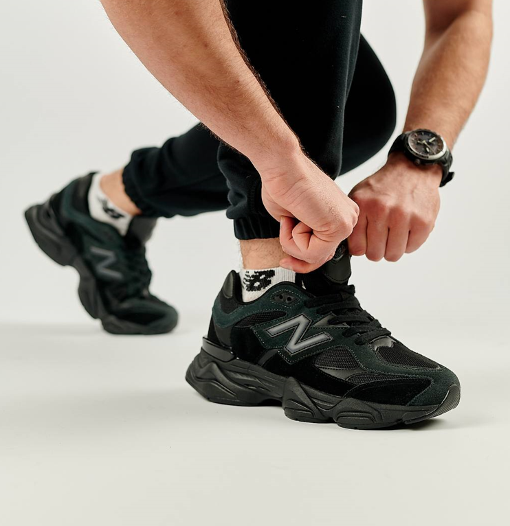 Мужские кроссовки New Balance 9060 Black обувь Нью Баланс черные ...