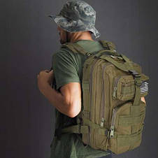 Військовий тактичний рюкзак Military XL 38 л Trizand 8920, фото 3