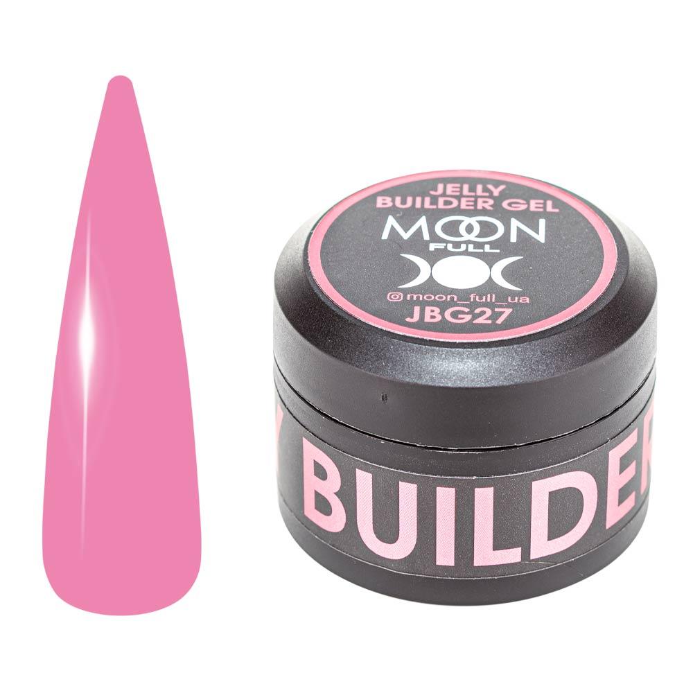 Гель-желе для нарощування нігтів Moon Full Jelly Builder Gel №JBG 27, 30 мл