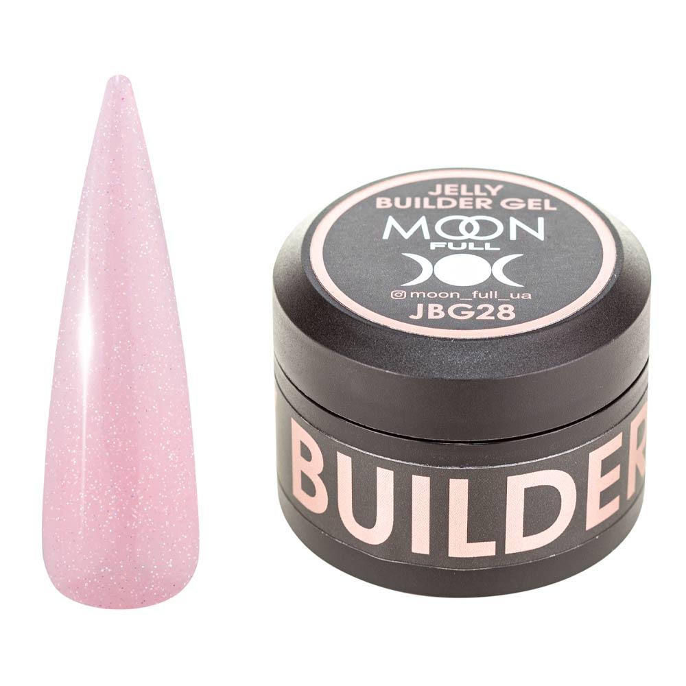 Гель-желе для нарощування нігтів Moon Full Jelly Builder Gel №JBG 28, 30 мл, фото 1