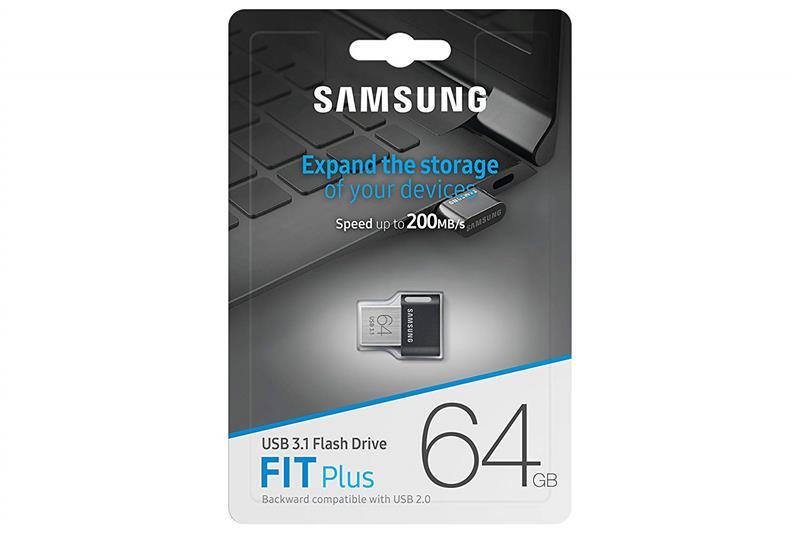 USB флеш накопичувач Samsung 64GB Fit Plus USB 3.0 (MUF-64AB/APC)