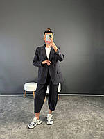 Жіночий діловий костюм-двійка піджак + штани тканина: костюмна тканина Мод 330