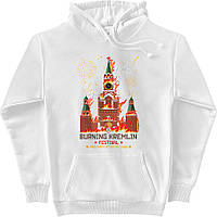 Худи мужской "Burning Kremlin Festival", Білий, XL-2XL