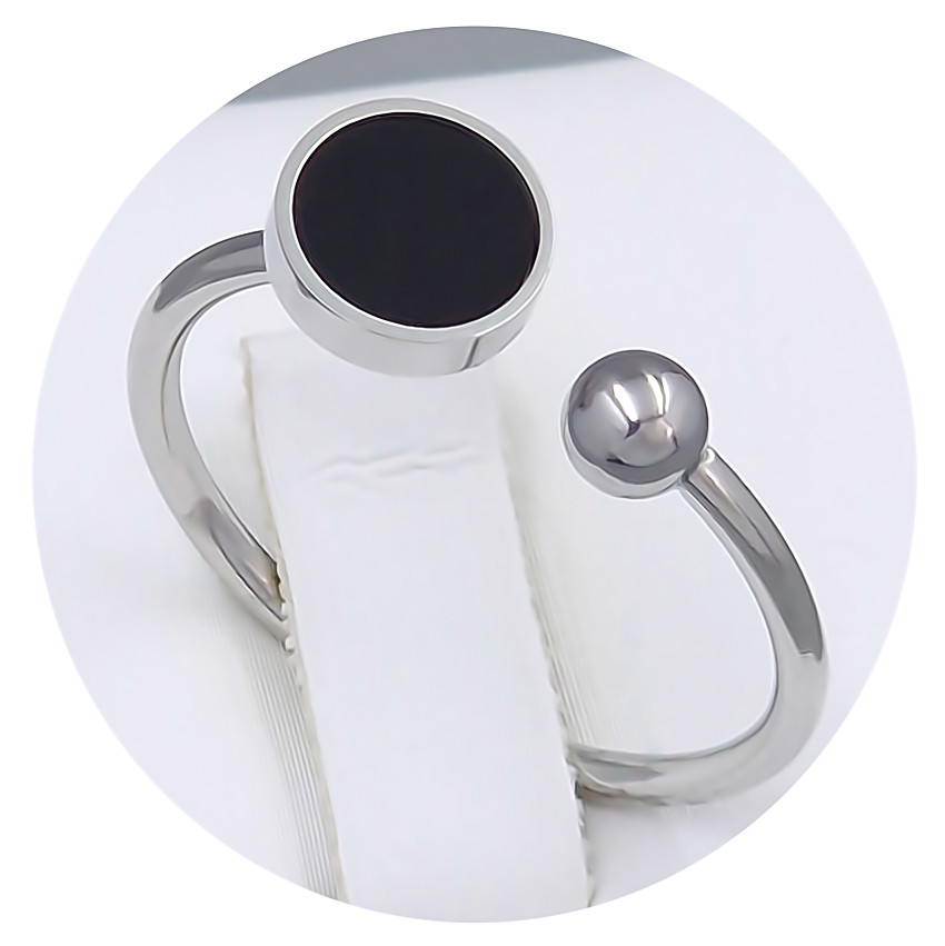 Каблучка Stainless Steel. Сталь. Родій. Є: 19р