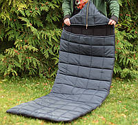 Спальный мешок размер 210*75 см конверт-одеяло стеганый до -10 градусов, спальник летний тактический для ВСУск
