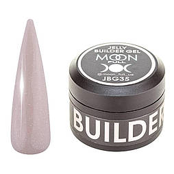 Гель-желе для нарощування нігтів Moon Full Jelly Builder Gel №JBG 35, 30 мл