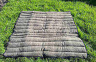 Спальный мешок 235*100 см с капюшоном на змейке, спальник гигант одеяло военный с чехлом в комплекте