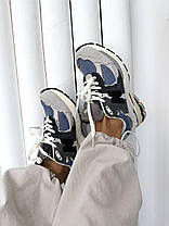 Жіночі кросівки New Balance 2002R Gray Blue Взуття Нью Баланс 2002Р сірі замша текстиль демісезон, фото 5