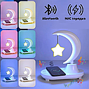 Лампа нічник з колонкою Music Atmosphere Lamp з бездротовою зарядкою, фото 2