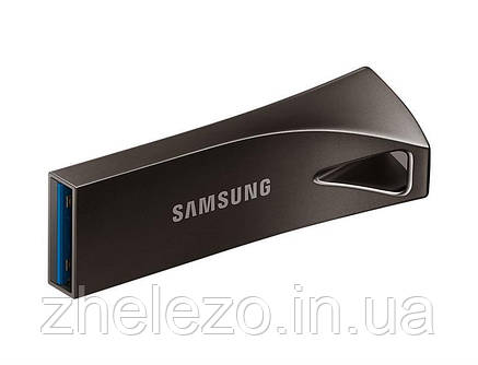 USB флеш накопичувач Samsung 128GB Bar Plus Black USB 3.1 (MUF-128BE4/APC), фото 2