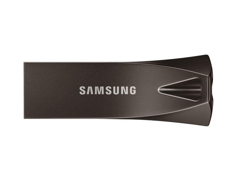 USB флеш накопичувач Samsung 128GB Bar Plus Black USB 3.1 (MUF-128BE4/APC)