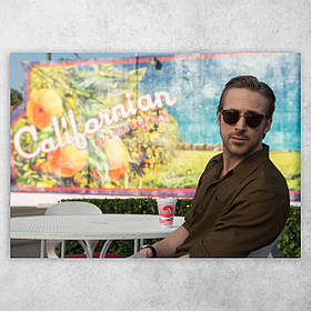 Плакат постер "Раян Ґослінґ / Ryan Gosling" №8