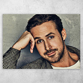 Плакат постер "Раян Ґослінґ / Ryan Gosling" №10