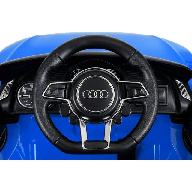 Дитячий електромобіль AUDI HL-1818 синій (колеса EVA) (ліцензійний) - фото 10 - id-p2139761483