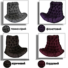 Підвісна гойдалка з техноротангу вулична Garden Бежевий, крісло-кокон для відпочинку з подушкою, до 120 кг, фото 5