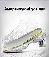 Спортивні устілки обрізні розмір 35-40. Бігові устілки з амортизацією із піни ЄВА, фото 5
