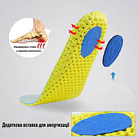 Спортивні устілки обрізні розмір 35-40. Бігові устілки з амортизацією із піни ЄВА, фото 8