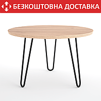 Ножка - шпилька для журнального стола из металла H=350mm (пруток: 10mm)