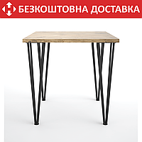 Ножка - шпилька для журнального стола из металла H=450mm (пруток: 10mm)