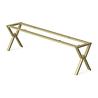 Каркас для скамейки из металла 1500×300mm, H=420mm Порошковая покраска Золото
