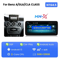 Junsun 4G Android магнітолу Mersedes Benz A Class W176 / GLA X156 / CLA C117 2013-2015 4G(6GB 128GB)NTG 4.5 12"