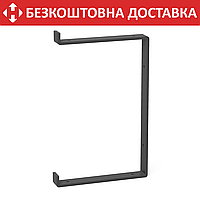 Кронштейн для полки из металла 212×30mm, H=340mm Порошковая покраска