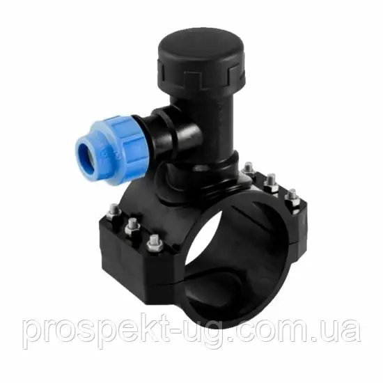 Хомут ППР 110x25 для врізання під тиском Unidelta