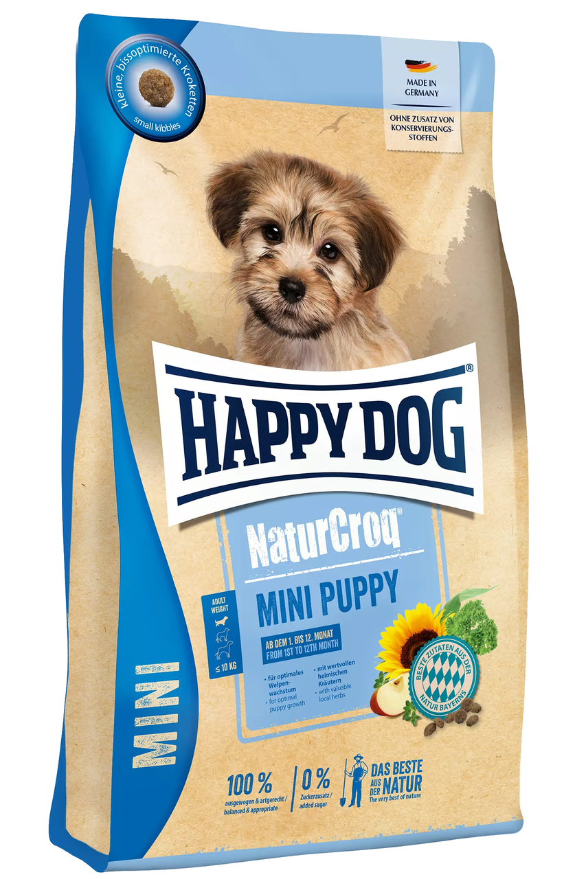 Happy Dog NaturCroq Mini Puppy (Хеппі Дог Міні Паппі) сухий корм для цуценят маленьких порід