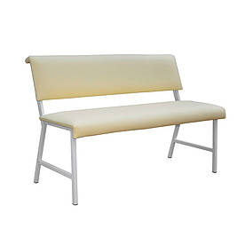 Банкетка тримісна зі спинкою без поручнів Заповіт МБС